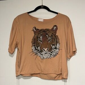 Altar’d state tiger crop top T shirt 🐯